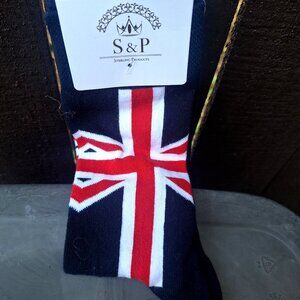 Sterling Products British UK Union Jack Flag Socks Unisex EU 41-45/ 8-12